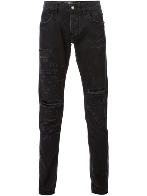 dolce gabbana jeans mit gürtel gold|farfetch dolce & gabbana jeans.